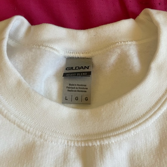 Handmade Weiner Dog Embroidered Sweatshirt Crewneck - Picture 3 of 4